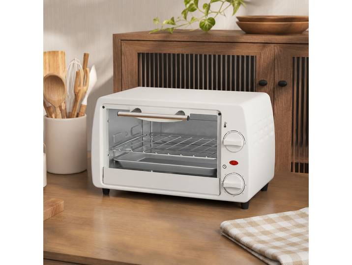 HOMCOM Mini Four 10L Température réglable 100-230°C 36,5x26x22cm