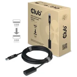 Club 3D USB 3.2 Gen2 Typ A-Verlängerungskabel 10 Gbits St./B. 5 m schwarz