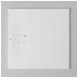 Duravit Tempano Quadrat-Duschwanne 720188000000001 90 x 90 x 4 cm, bodenbündig, Antislip, weiß