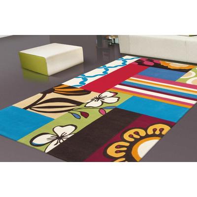Teppich ARTE ESPINA "Joy 4093", bunt (multi), B:140cm H:22mm L:200cm, Obermaterial: 100% Modacryl, Teppiche, Teppich, Sehr strapazierfähig, Fußbodenheizungsgeeignet
