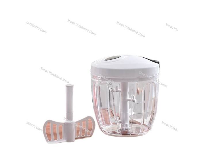 Presse-ail rotative, trancheuse à oignon, hachoir manuel, 500/900 ml, hachoir à légumes, hachoir à viande, ensemble d'accessoires de cuisine