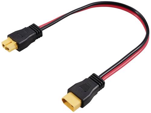 TRU COMPONENTS TC-12195712 Verlängerungskabel 1.30mm² 10A Kabellänge 30cm