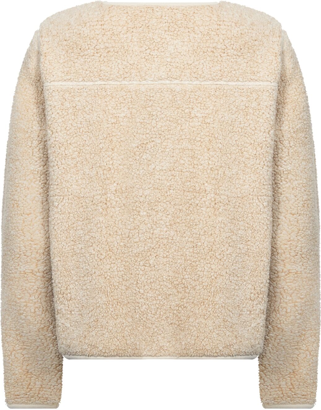 Kurzjacke SOYACONCEPT "SC-GERTRUD 3", Damen, Gr. S, beige (ligh sand melange combi), Strick, Obermaterial: 100% Polyester, meliert, normal, Rundhals, Jacken Kurzjacke, Kunstfaser ligh sand melange combi S