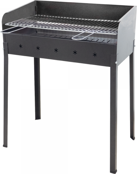 Mille Stella Eco Large - Barbecue in ferro artigianale a carbone - 67,5x37cm