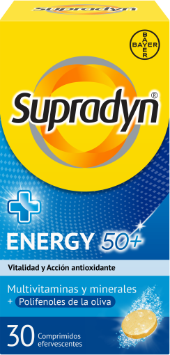 Supradyn Energy 50+ 30 Comprimidos Efervescentes