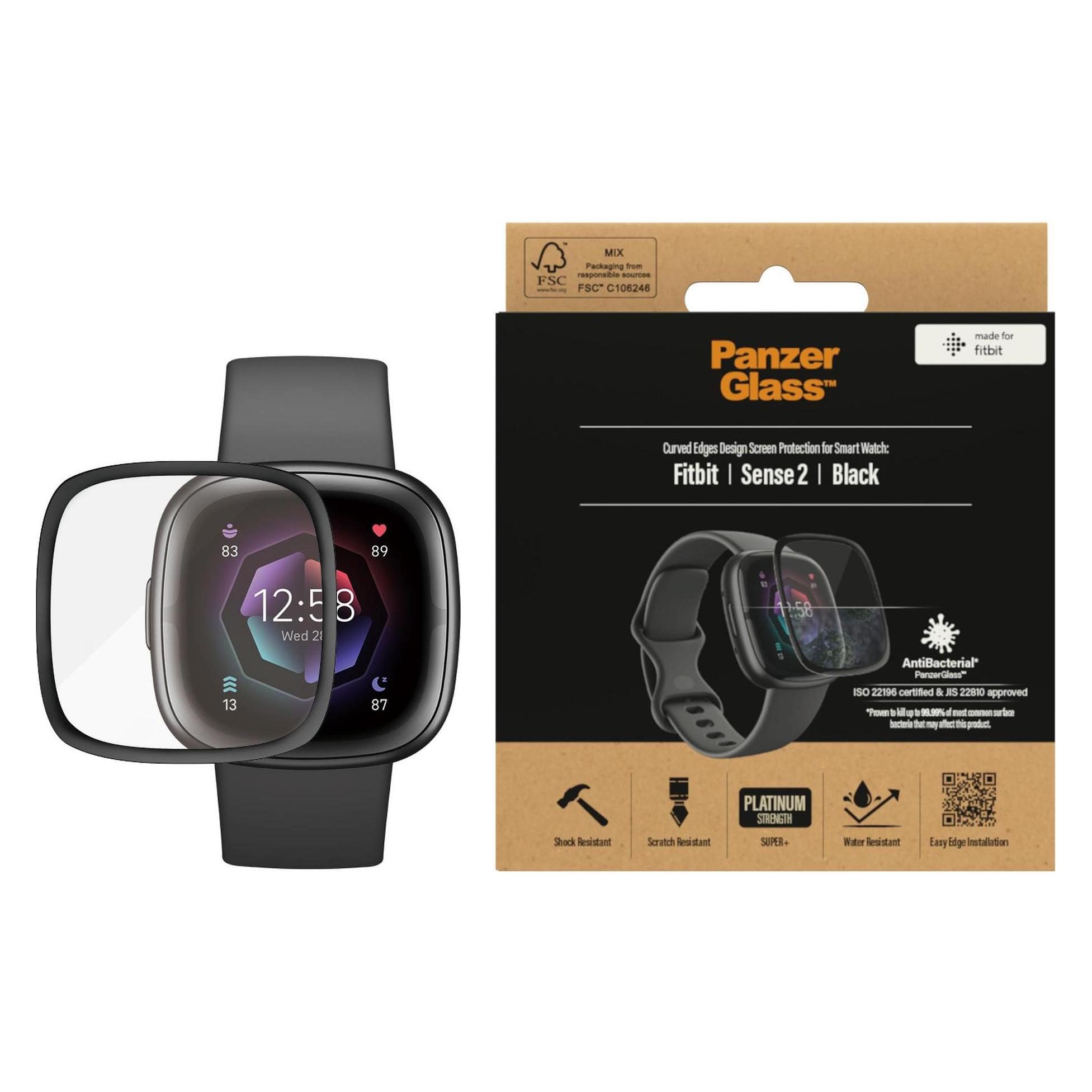 PanzerGlass Displayschutz Fitbit Sense 2 (3667)