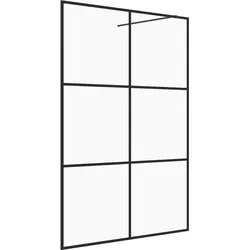 Helloshop26 - Duschabtrennung aus Glas Badewannentrennwand Badezimmeraccessoire Duschkabine Inneneinrichtung ESG transparent 140 x 02_0002148