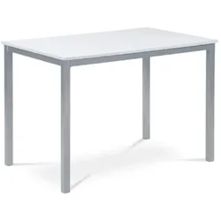 Autronic Esstisch 110x75 cm MDF matt weiß GDT-202 WT