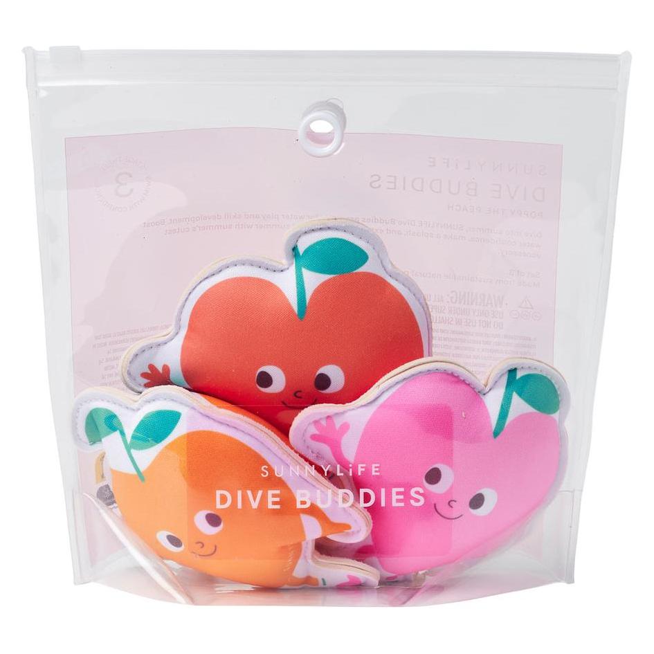 Sunnylife Dive Buddies Poppy the Peach Multi Set of 3 (S61DBPPM)
