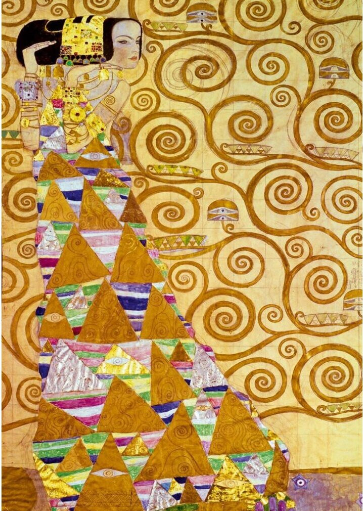 Bluebird Puzzle Gustave Klimt De Verwachting 1000 stukjes