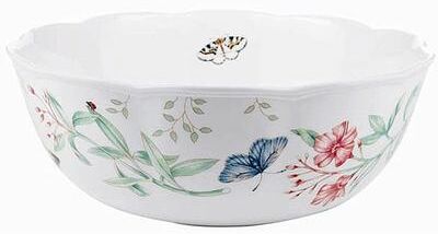 Lenox Butterfly Meadow Large Serving Bowl Multi