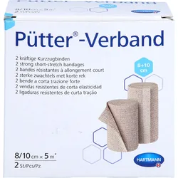 Pütter Verband 8cm/10cmx5M 2 ST