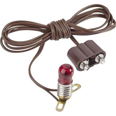 Kahlert Licht 60602 Beleuchtung Glühlampe mit Metallsteg Rot E5.5 3.5V