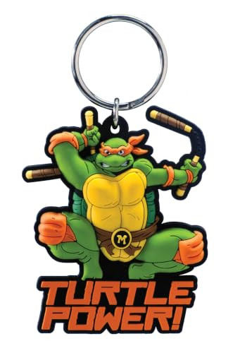 Teenage Mutant Ninja Turtles Michelangelo zachte PVC sleutelhanger