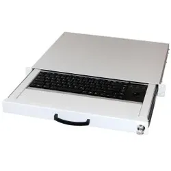 EFB 691649.1 19” 1HE Tastaturschublade inkl. Tastatur DE + Trackball USB, RAL7035 6916491