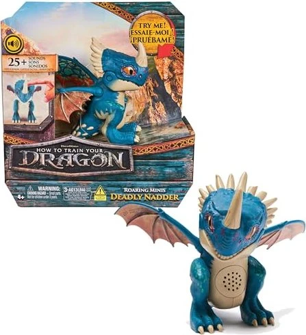 Drachenzähmen leicht gemacht -Mini-Drache Nodr der Todbringer mit Sound- und Bewegungsfunktion