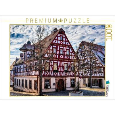 CALVENDO Puzzle Altes Rathaus - Nord-/Ostseite am Marktplatz in Herzogenaurach, Bayern | 1000 Teile Lege-Größe 64x48cm Foto-Puzzle für glückliche Stun
