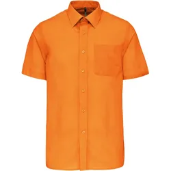 Kariban Herren Popeline Hemd 'Ace' kurzarm K551 orange XXL