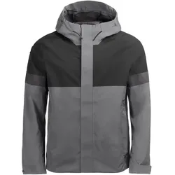 Regenjacke "LUCA" - XL - grau/schwarz