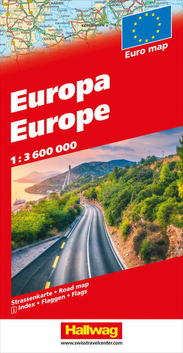 Carte routière - Europe   Hallwag