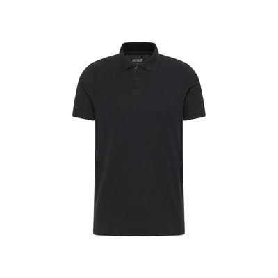 Poloshirt MUSTANG "Poloshirt Style Palco", Herren, Gr. XXL, schwarz, Obermaterial: 100% Baumwolle CO(Bio)., Shirts