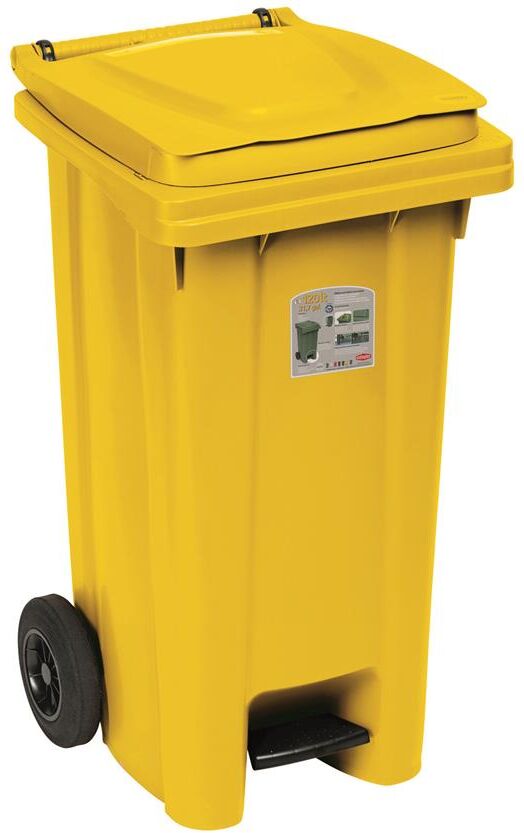Stefanplast Bidone Raccolta Differenziata 120 l Giallo