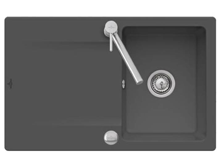 Villeroy & Boch VB-3334 02 i4 SILUET 45 Spülbecken, Graphite