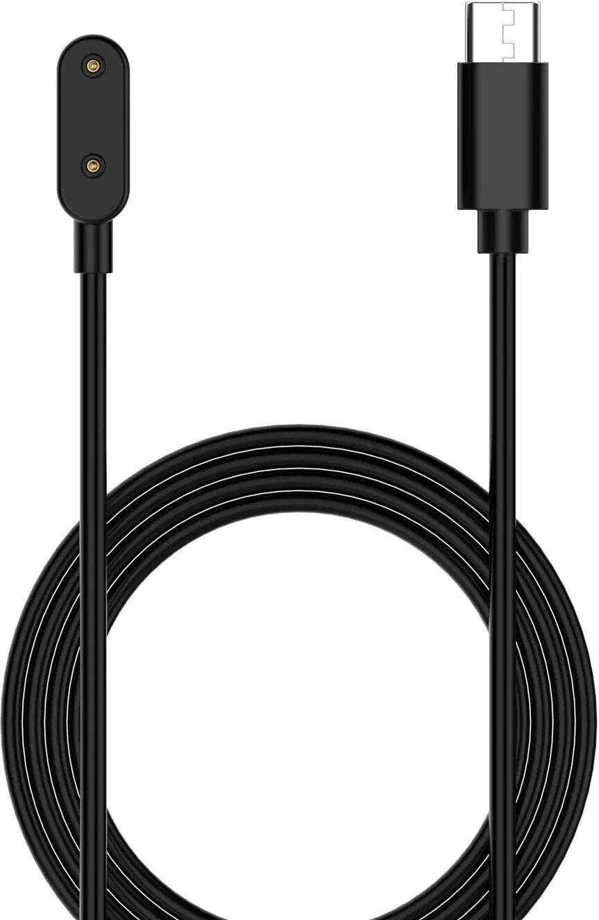 INF Effizientes Ladegerät für Huawei Band 10 - 1m Typ-C Kabel Schwarz