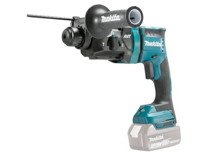 Makita Marteau combiné à batterie SDS Plus (avec adaptateur radio\, poignée latérale et butée de profondeur) DHR182ZU