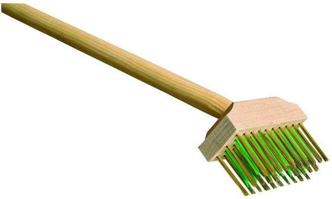 Brosse à joints avec poils en acier et manche long ; SHW Schmiedetechnik (55482)