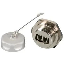 EFB IP67DFKLCDM IP67 Durchführungskupplung, LC Duplex, Metallausführung Keramikhülse
