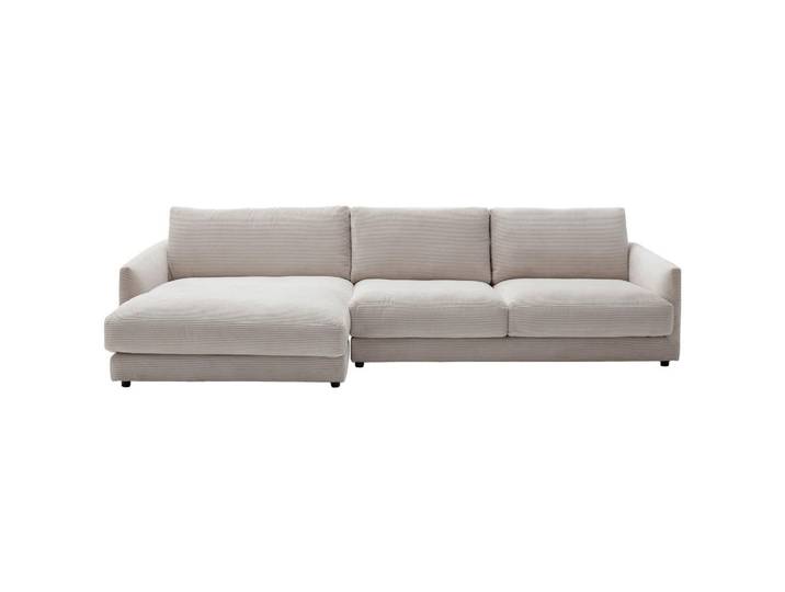 Schöner Wohnen Ecksofa, Beige, Kunststoff, Füllung: Federn, Ottomane links, L-Form, 322x170 cm, Goldenes M, Stoffauswahl, Typenauswahl, Lederauswahl, planbar, seitenverkehrt erhältlich, Hocker erhältlich, individuell planbar, Wohnzimmer, Sofas & Couches, Wohnlandschaften, Ecksofas