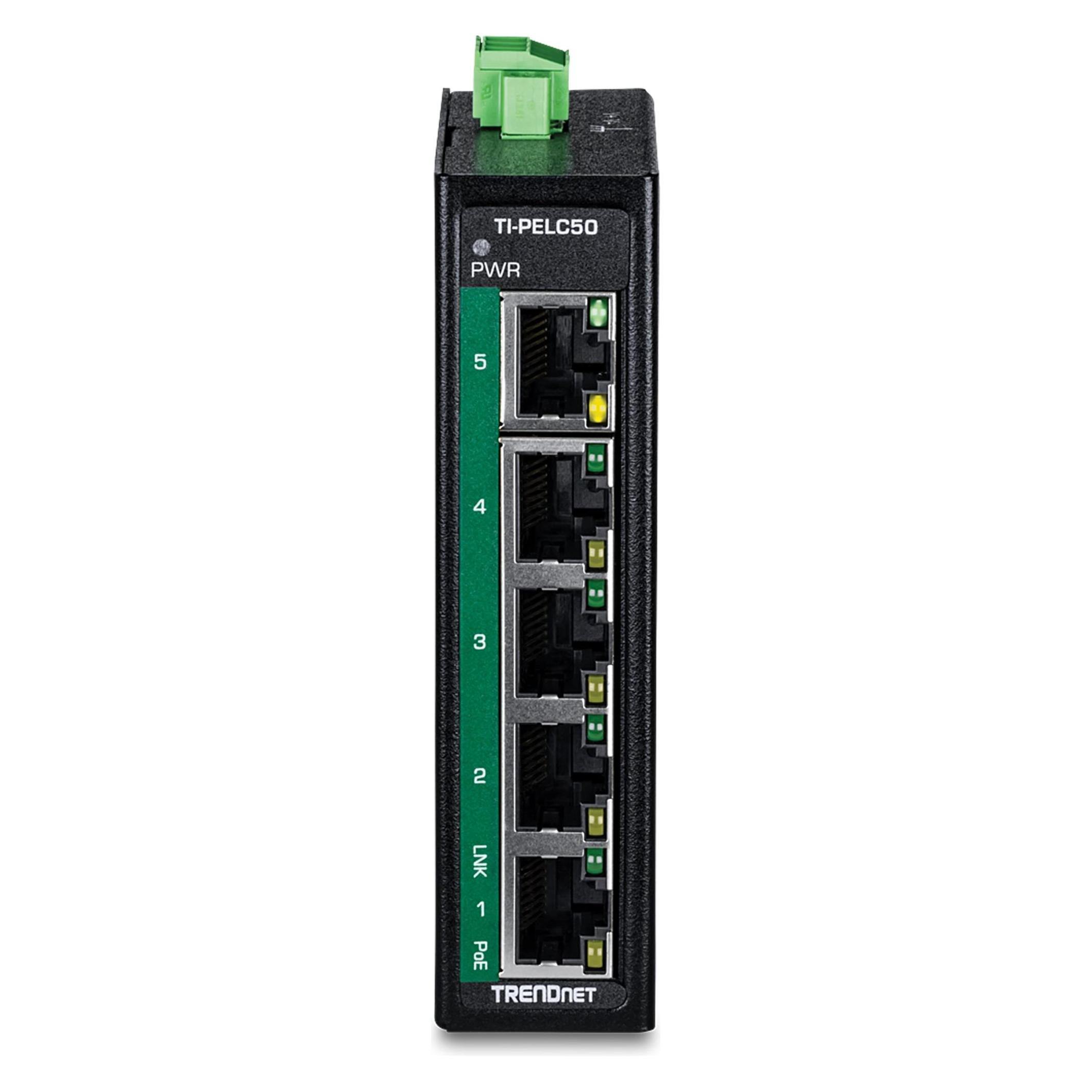 Trendnet 5-Port Industrial Fast Etherne (5 Ports) (TI-PELC50)