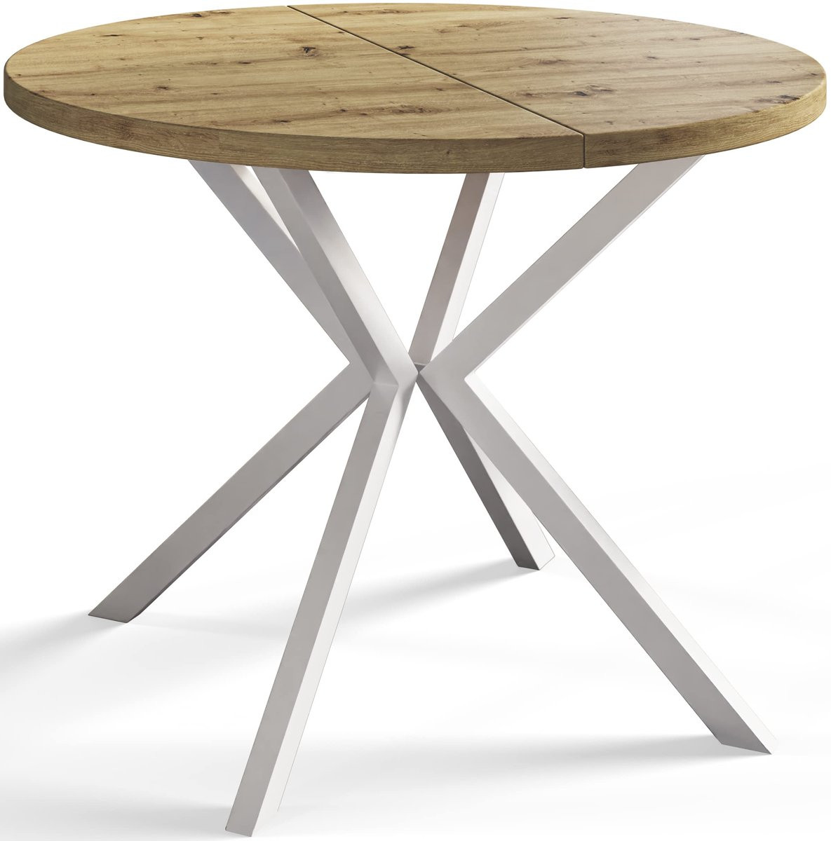 ALPİ Loft Liten Uittrekbare Eettafel - Matbruin