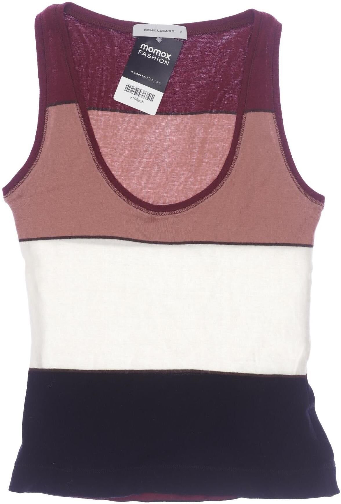 Rene Lezard Damen Top, Cremeweiß, Gr. S, Baumwolle - Second Hand