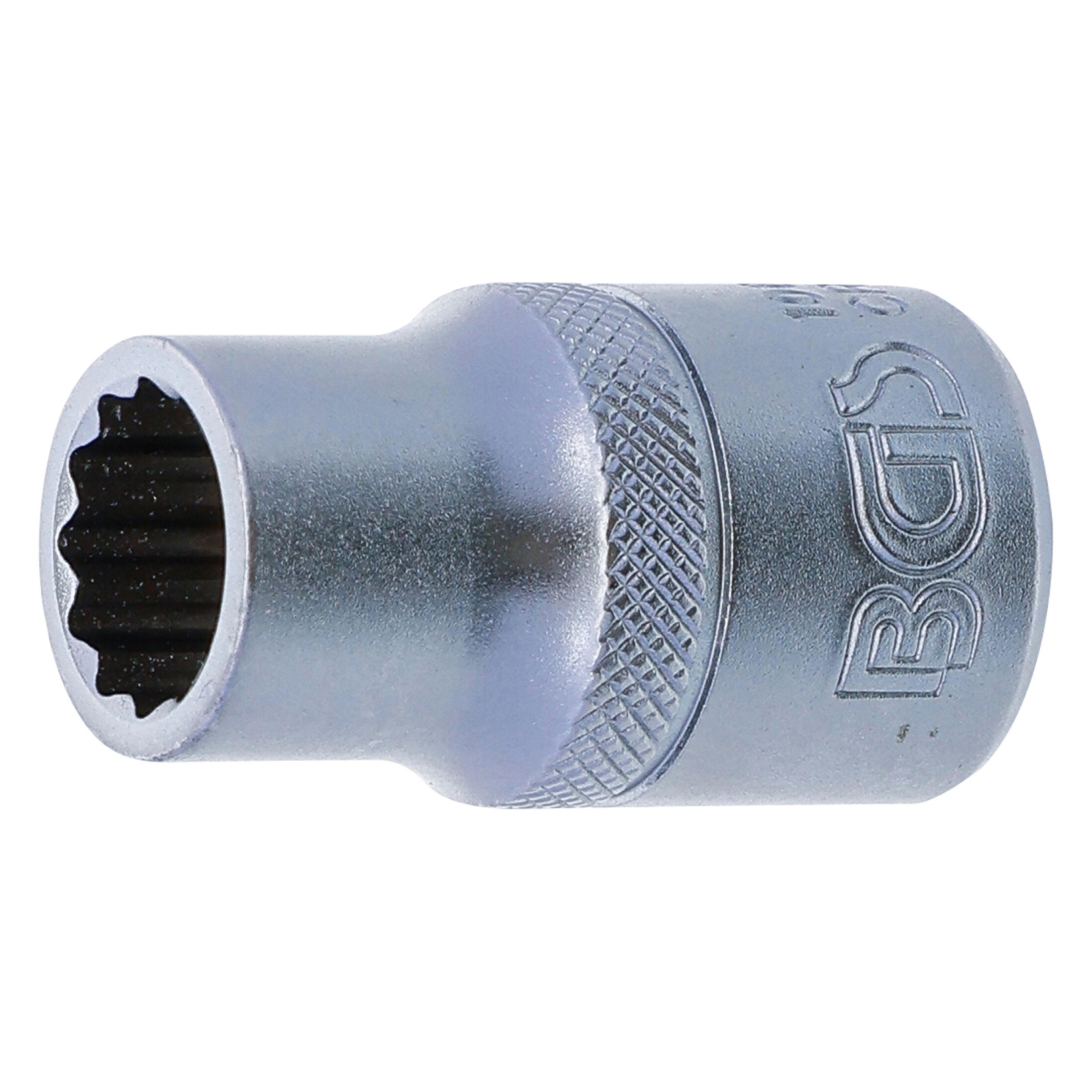 BGS Steckschlüssel-Einsatz Zwölfkant Antrieb Innenvierkant 12,5 mm (1/2") SW 12 mm (12 mm) (10632)