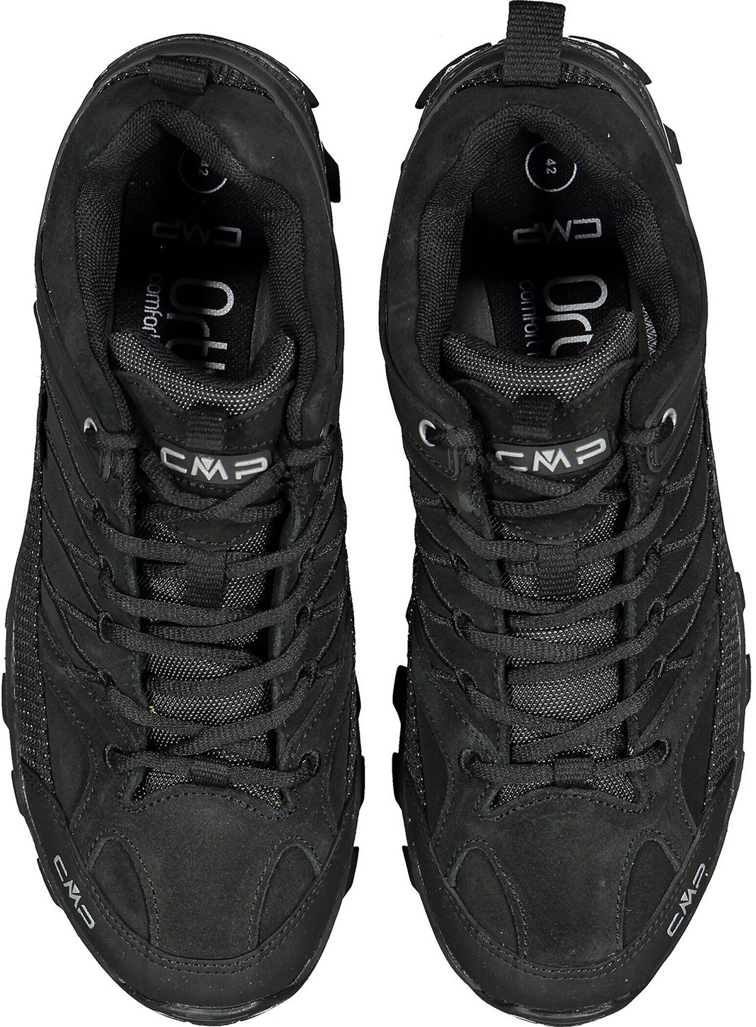 Wanderschuh CMP "RIGEL LOW WP TREKKING SHOES", Herren, Gr. 40, Synthetik, schwarz (nero, nero), Leder, Schuhe Wanderschuh, wasserdicht nero, nero 40, Synthetik