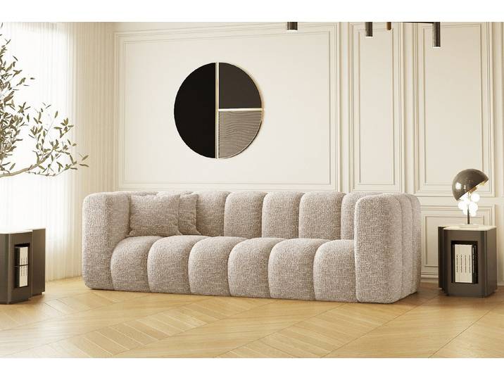Kaiser Möbel Sofa Couch, Dreisitzer Grand Modular Stoff Salvador und Haga, Bequem, modular, viele Farben