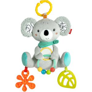 Fehn Motorikspielzeug 049121, Activity-Koala, Aktivitätsspielzeug aus Stoff, ab 3 Monate