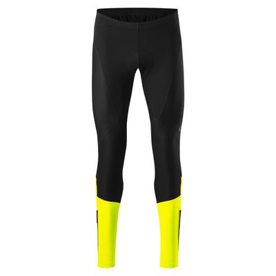 Fahrradhose GONSO "Essential Tight Softshell M", Herren, Gr. 6XL, Normalgrößen, gelb, 100% Polyester, Hosen Fahrradhose, Herren Radhose mit Sitzpolster, Tight fit