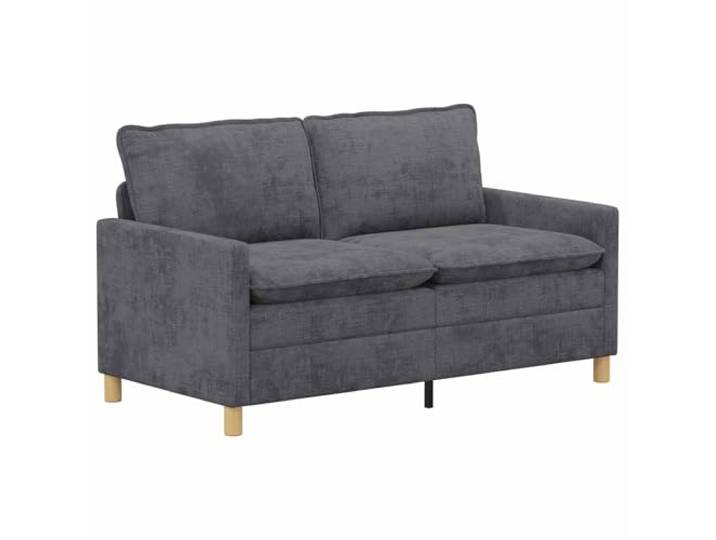 GHVBNMF 2-Sitzer Sofa Dunkelgrau 156x81x87,5 cm Stoffsofa Moderne Polstercouch mit dicken Kissen und verstellbaren Armlehnen für Wohnzimmer oder Schlafzimmer geeignet.