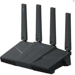 iNET GL. GL-BE6500 Netzwerkgerät, Router, Schwarz