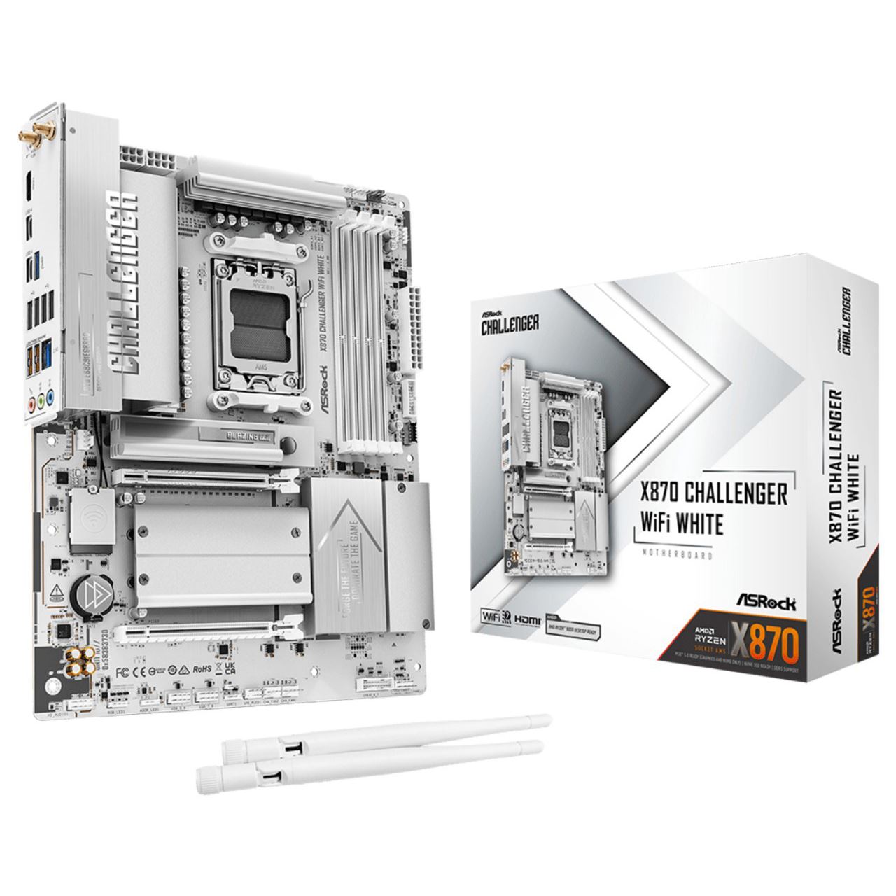 ASrock X870 Challenger WiFi7 DDR5 AM5 White retail