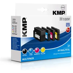 KMP, Druckerpatrone, H100V Multipack (BK, C, M, Y)