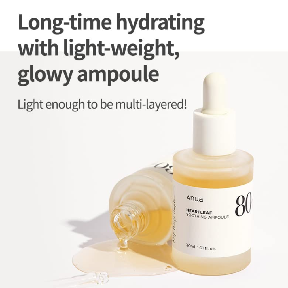 Anua Heartleaf 80% Soothing Facial Ampoule 30mL