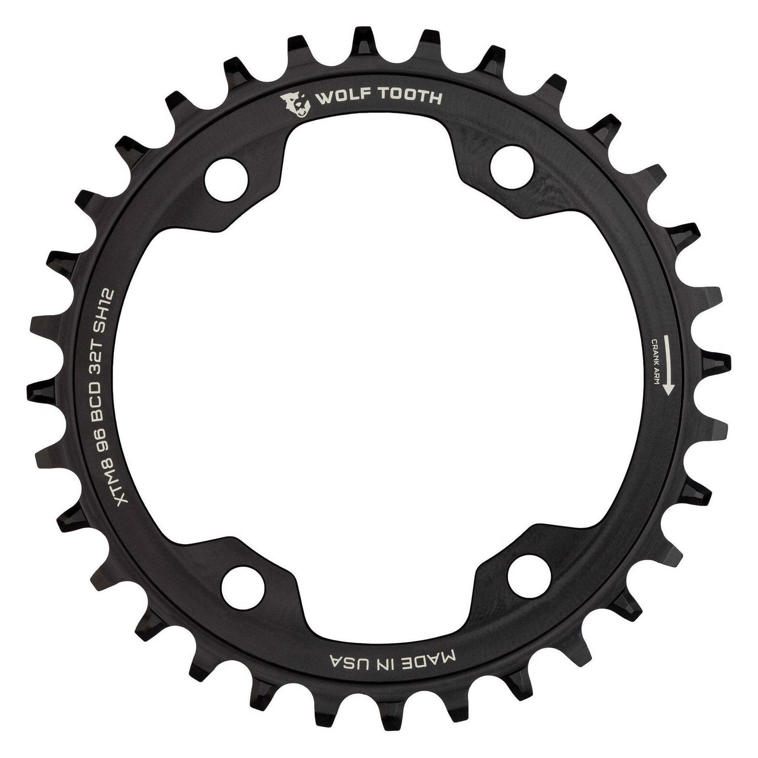 Wolf Tooth Kettenblatt Ø96mm BCD Shimano M8000 (36) (XTM8K9636)