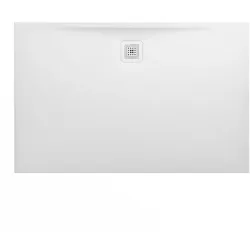 LAUFEN Pro Duschwanne H2109590000001 Marbond Ablauf lange Seite weiss