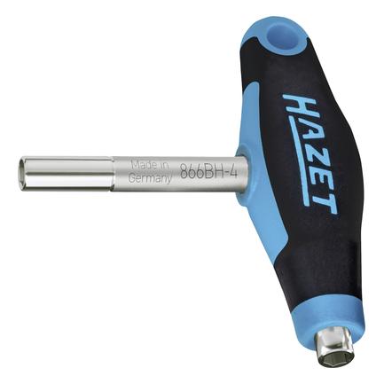 Hazet Doppel Bit Halter mit T-Griff 866BH-4 Sechskant6,3 (1/4 Zoll) 63 mm (Bit-Halter) (866BH-4)
