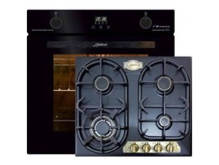 Kaiser EH 6367 +KG 6325 EM Four électrique Autonome 79L 10 fonctions+plaque de cuisson gaz 60 cm
