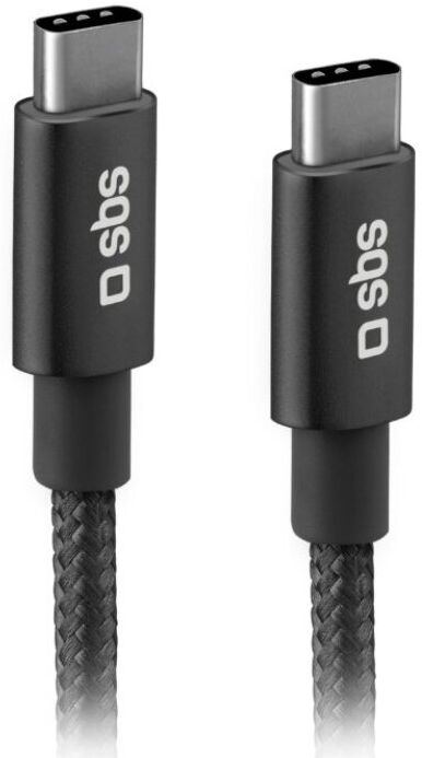 CABO TELEMÓVEL SBS USB-C PD25W BK
